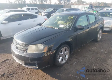 2013 Dodge Avenger Sxt из США, поврежденный, VIN 1C3CDZCG4DN586133